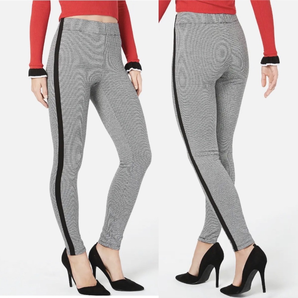 NWT | INC International Concepts Shaping Tuxedo Stripe Leggings S